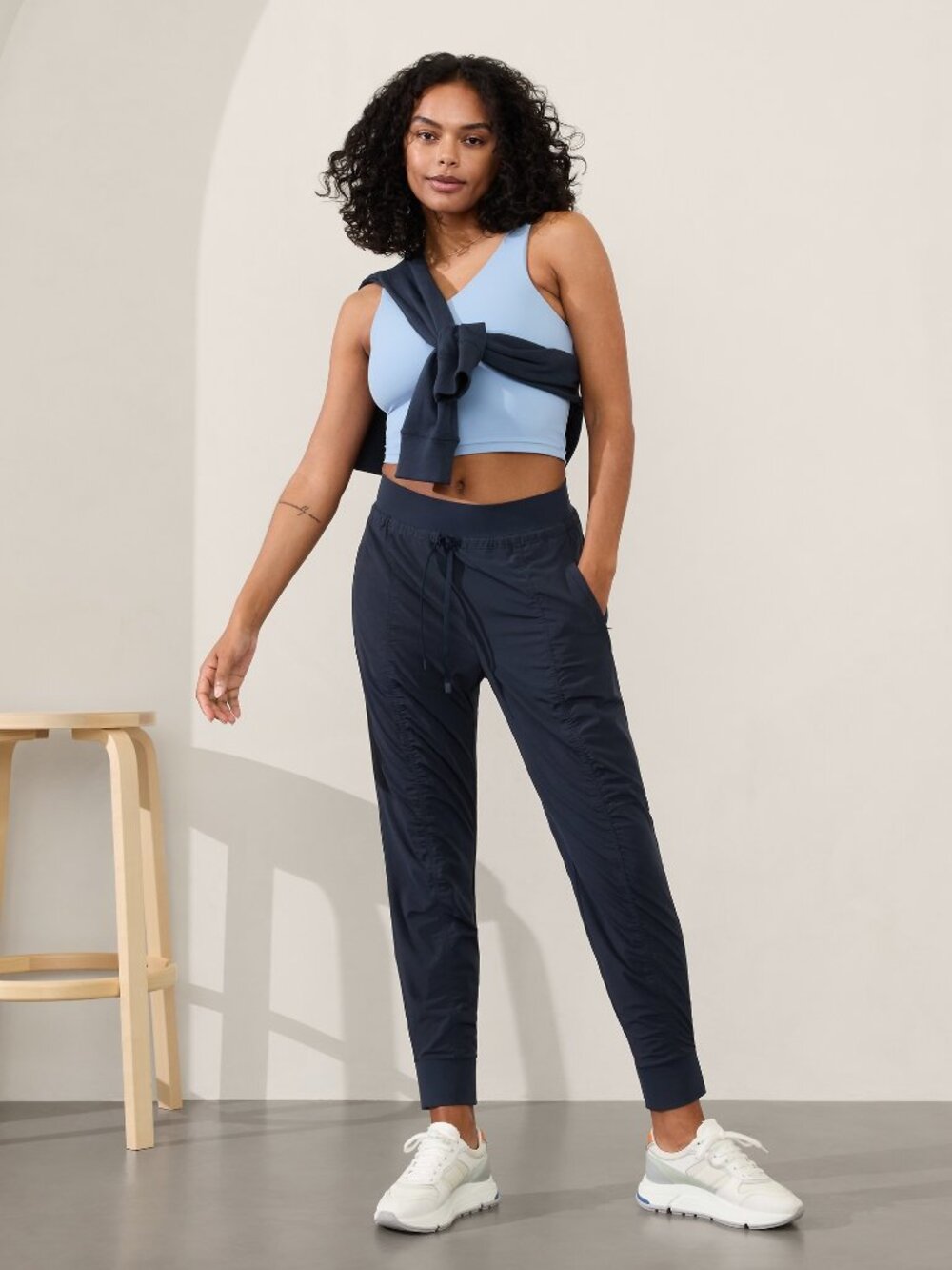 NWT Athleta Attitude Jogger Navy 8Tall